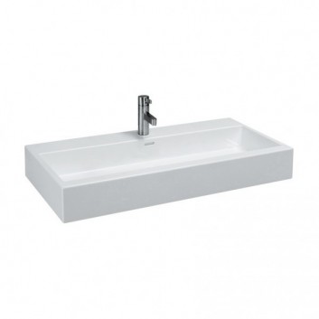 Washbasin ścienno-countertop 1000 x 460 mm with tap hole white Laufen LIVING CITY- sanitbuy.pl