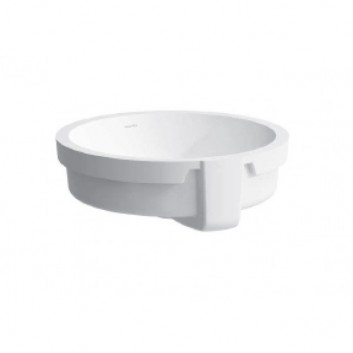 Under-countertop washbasin śr.450 mm without tap hole polished od spodu white Laufen LIVING CITY- sanitbuy.pl