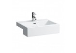 Semi-recessed washbasin 550 x 460 mm with hole na baterie white Laufen LIVING CITY- sanitbuy.pl