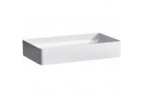 Countertop washbasin 60x34cm white without tap hole LAUFEN Living Square