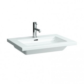 Washbasin wall mounted 650 x 480 mm without tap hole white Laufen LIVING SQUARE- sanitbuy.pl