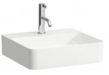  Washbasin wall mounted 450 x 420 mm SaphirKeramik without tap hole white- sanitbuy.pl