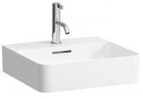 Washbasin ścienno-countertop 450 x 420 mm SaphirKeramik with tap hole white- sanitbuy.pl