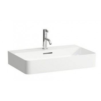 Washbasin wall mounted Laufen Val 650/420 with tap hole - sanitbuy.pl