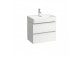 Washbasin ścienno-countertop Laufen VAL 650 x 420 mm SaphirKeramik with tap hole white- sanitbuy.pl