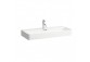 Washbasin wall mounted Laufen Val 950 x 420 mm SaphirKeramik with tap hole white - sanitbuy.pl