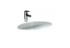 Under-countertop washbasin laufen Savoy 545 x 420 mm without tap hole z ukrytym systemem przelewowym white