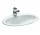 Countertop washbasin Laufen Indova with tap hole 570x450 white