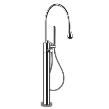 Freestanding bath mixer Gessi Goccia chrome - sanitbuy.pl